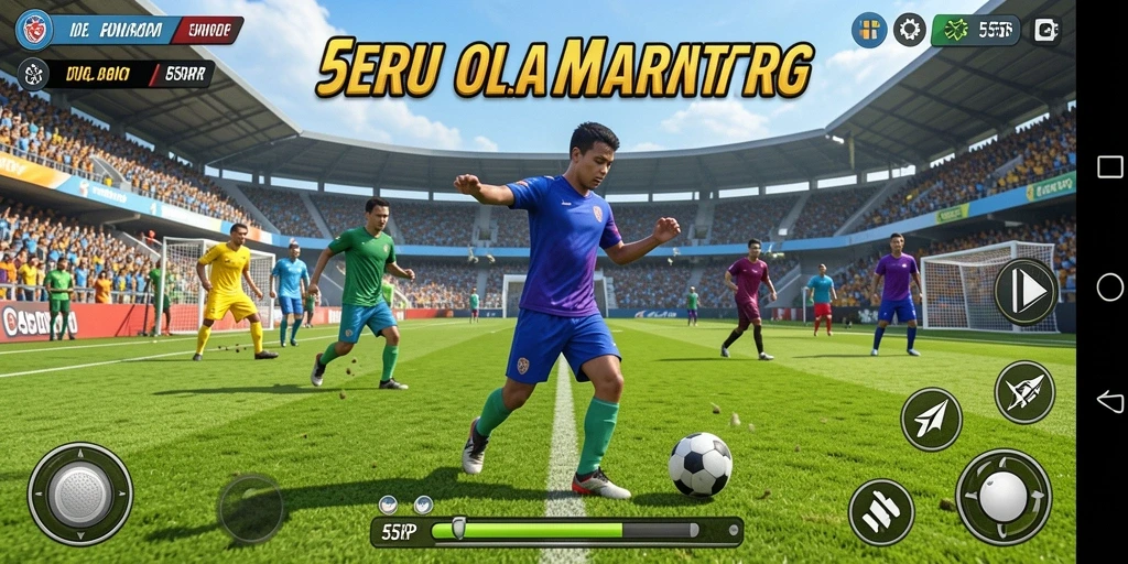 Tampilan gameplay 55RP yang seru dan mendebarkan.