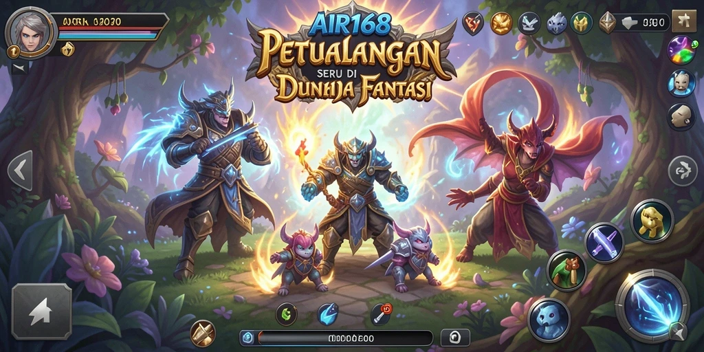 Tampilan gameplay seru AIR168 dalam petualangan yang mendebarkan.