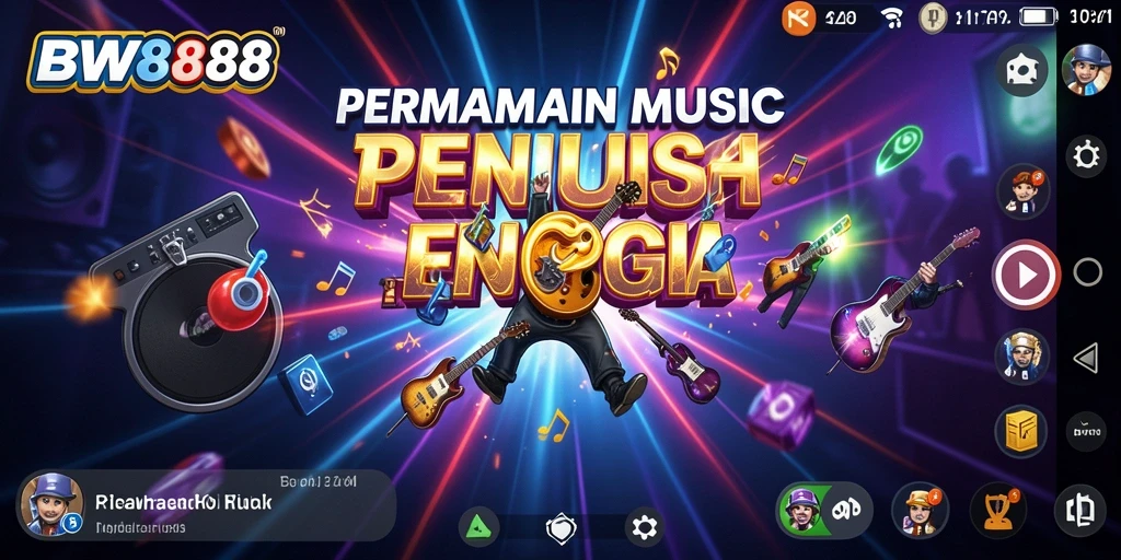 Tampilan utama gameplay BW888 yang penuh warna dan vibrant.