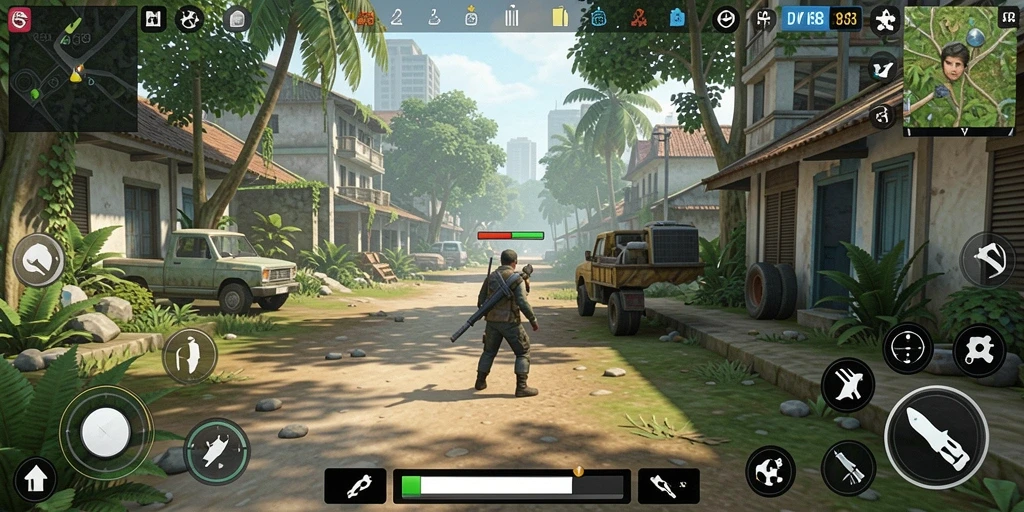 Tampilan gameplay menarik di dunia simulasi DV188.