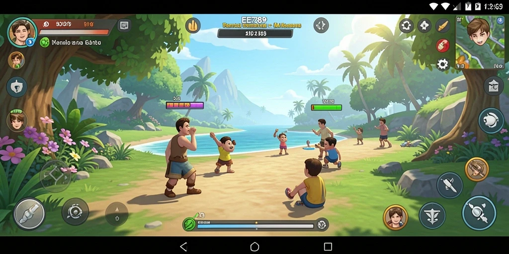 Tangkapan layar gameplay EE789 yang mengasyikkan dan santai.