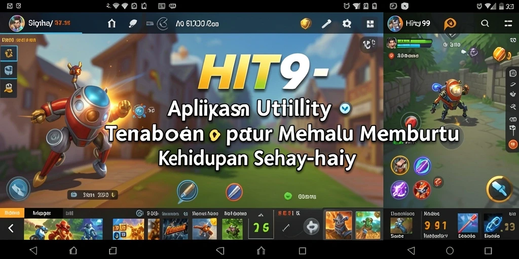 Tampilan screenshot utama HIT9 yang menunjukkan antarmuka pengguna yang intuitif.