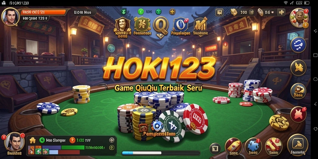 Screenshot gameplay mendebarkan HOKI123 yang menampilkan aksi QiuQiu.