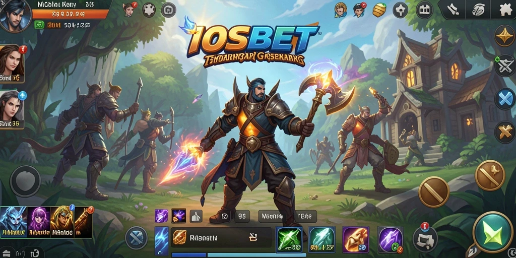 Gameplay IOSBET yang penuh aksi dalam dunia MMORPG.