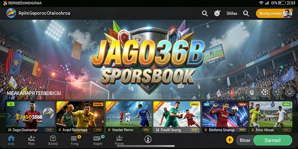 Tampilan gameplay seru di JAGO368 untuk taruhan olahraga.