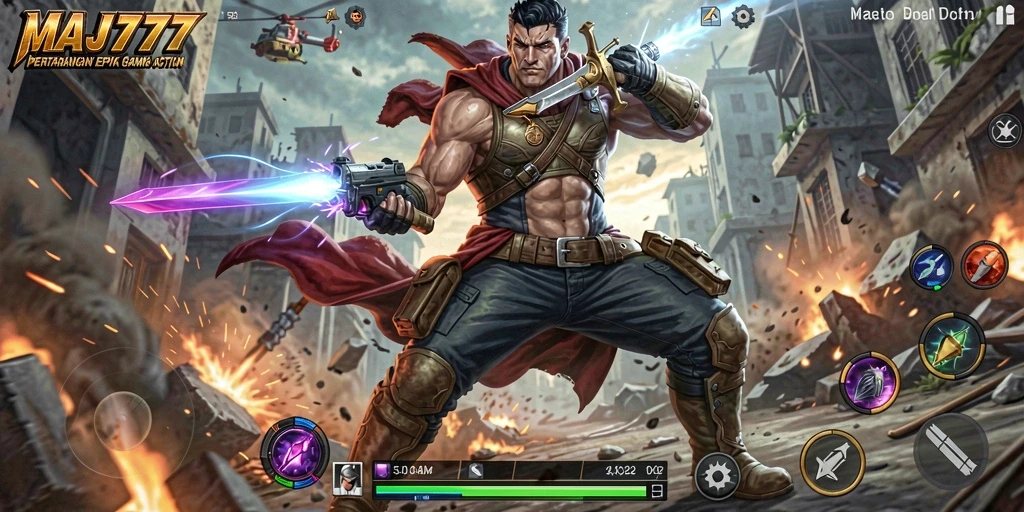 Screenshot gameplay MAJ777 yang menampilkan aksi seru dan karakter beragam.