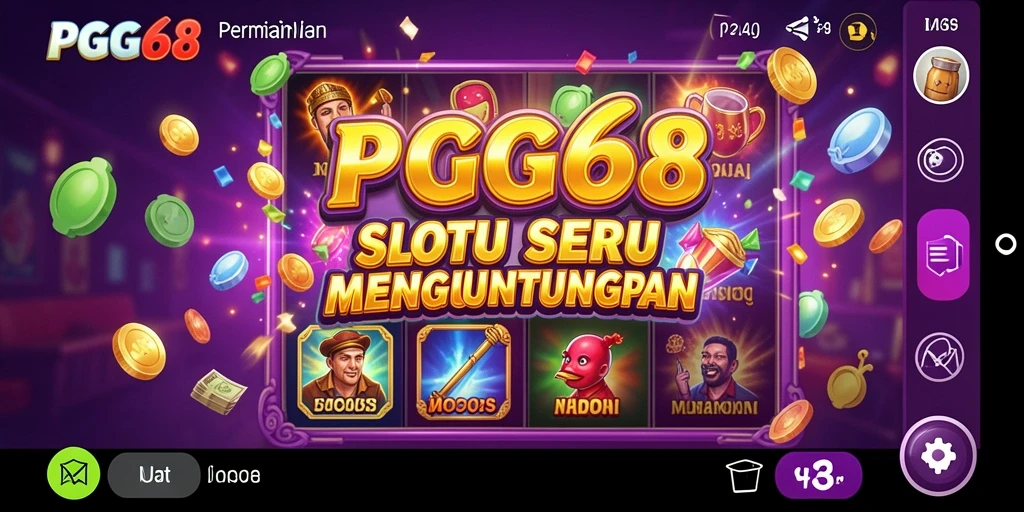 Screenshot tampilan gameplay Slot PGG68 yang menarik.