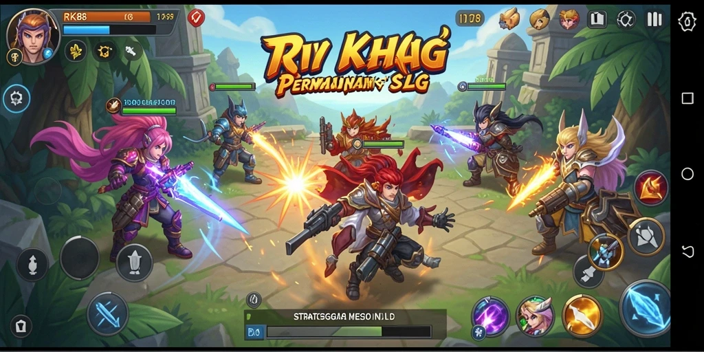 Menampilkan gameplay strategis dan pertarungan seru di RK88.