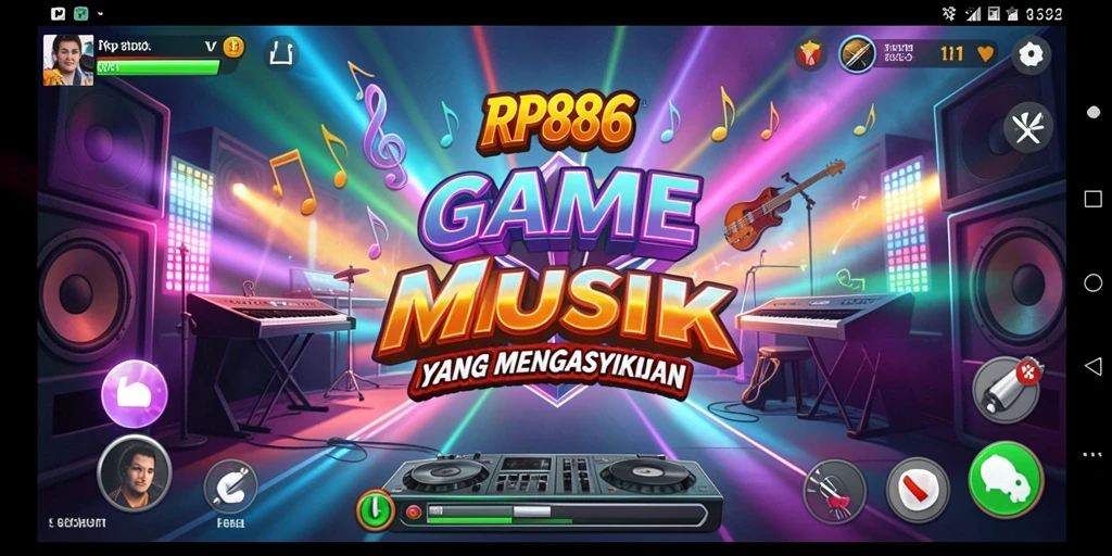 Screenshot menunjukkan gameplay seru dan interaktif dari RP886.