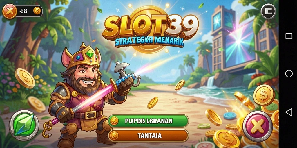 Screenshot utama SLOT39 menampilkan gameplay strategi yang intens dan mengasyikkan.