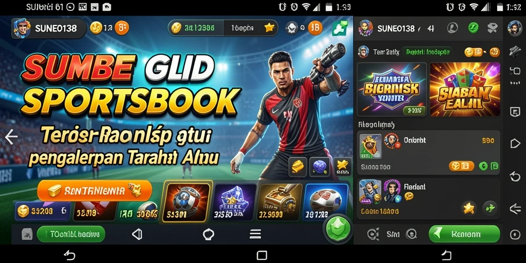 Screenshot SUNEO138 menampilkan antarmuka taruhan olahraga yang menarik.