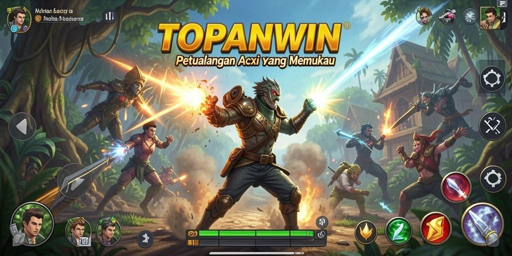 Gambaran aksi seru dalam game TOPANWIN yang memacu adrenalin.