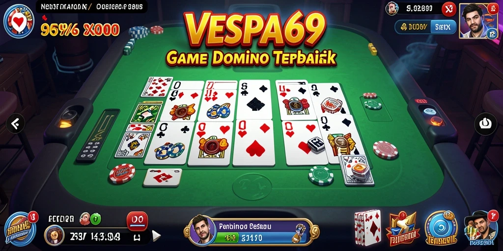 Tampilan gameplay menegangkan dalam VESPA69 dengan pemain aktif.