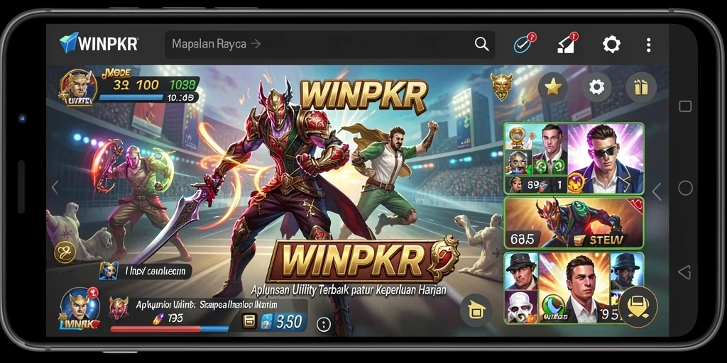 Tampilan antarmuka WINPKR yang modern dan intuitif.